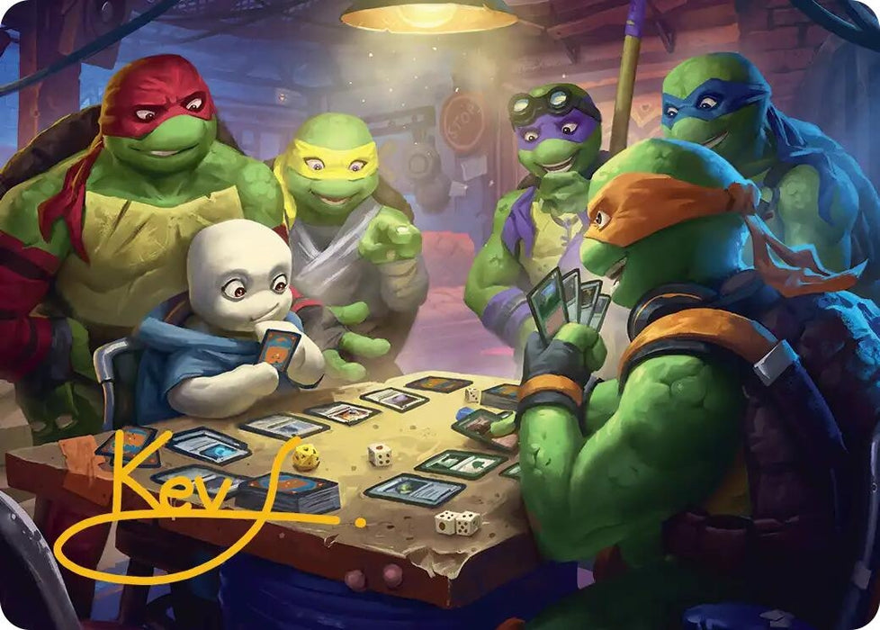 Image for Lessons from Life Art Card (14) [Teenage Mutant Ninja Turtles] - Magic: The Gathering