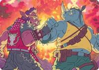 Bebop & Rocksteady Art Card (29) [Teenage Mutant Ninja Turtles]