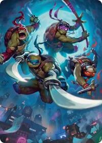 Heroes in a Half Shell Art Card (41) [Teenage Mutant Ninja Turtles]