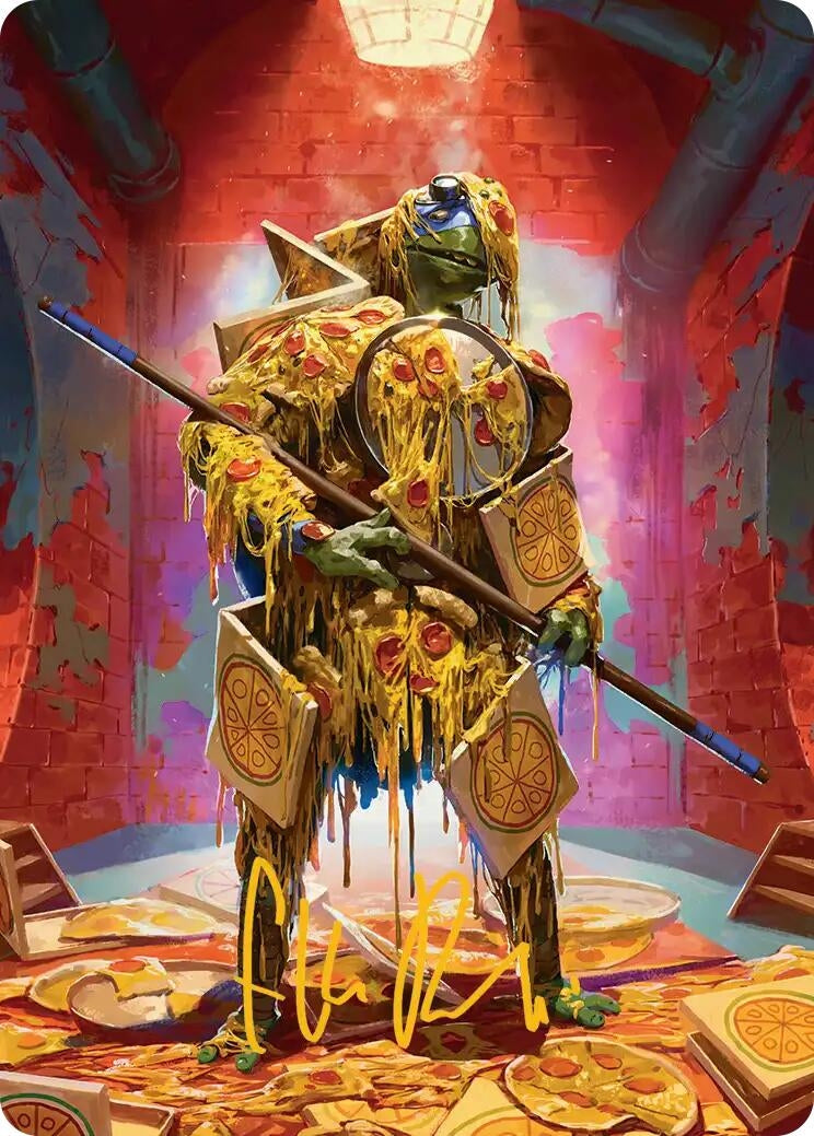 Image for Commander's Plate Art Card (Gold-Stamped Signature) (50) [Teenage Mutant Ninja Turtles] - Magic: The Gathering