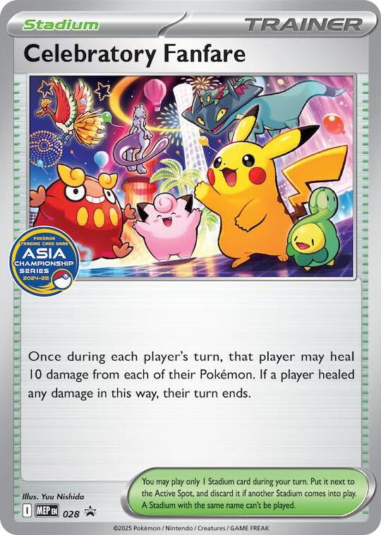 Image for Celebratory Fanfare (Asia Championship Series 24-25) (028) [ME: Mega Evolution Promo] - Pokemon