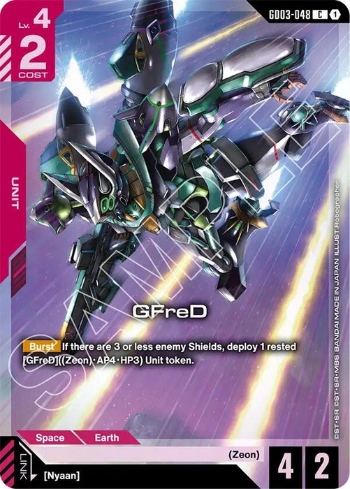 Image for GFreD (Premium Card Collection Gundam Assemble) (GD03-048) [Gundam Promotional Cards] - Gundam Card Game