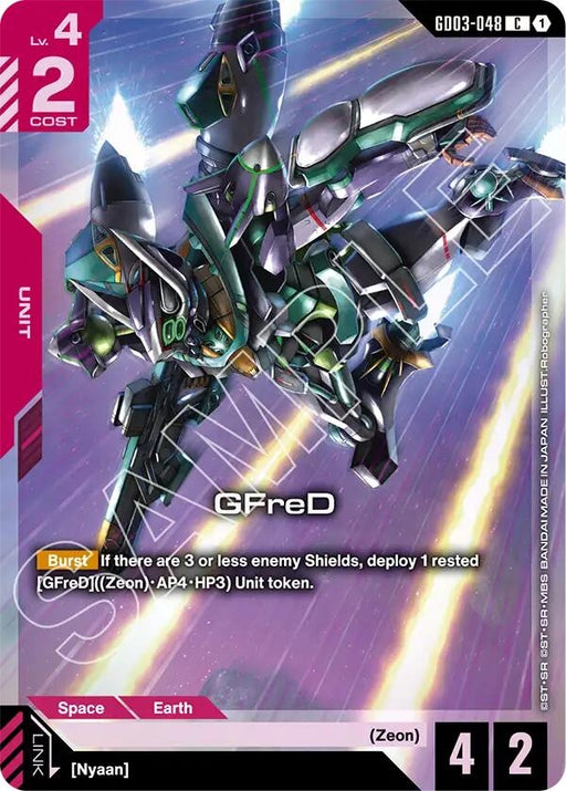 Image for GFreD (Premium Card Collection Gundam Assemble) (GD03-048) [Gundam Promotional Cards] - Gundam Card Game