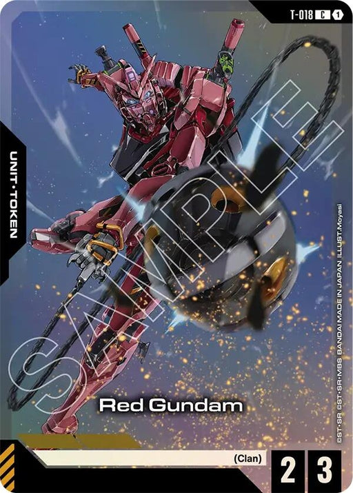 Image for Red Gundam (T-018) (Premium Card Collection Gundam Assemble) (T-018) [Gundam Promotional Cards] - Gundam Card Game