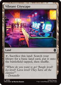 Vibrant Cityscape (Surge Foil) (82) [Teenage Mutant Ninja Turtles]
