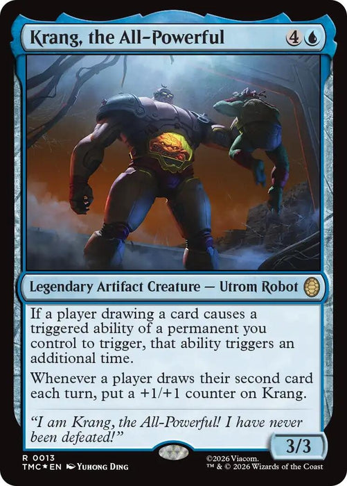 Krang, the All-Powerful (Surge Foil) (13) [Teenage Mutant Ninja Turtles]