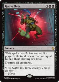 Game Over (Surge Foil) (18) [Teenage Mutant Ninja Turtles]
