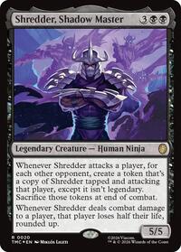 Shredder, Shadow Master (Surge Foil) (20) [Teenage Mutant Ninja Turtles]
