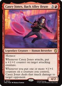 Casey Jones, Back Alley Brute (Surge Foil) (22) [Teenage Mutant Ninja Turtles]