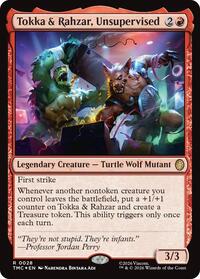 Tokka & Rahzar, Unsupervised (Surge Foil) (28) [Teenage Mutant Ninja Turtles]
