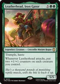 Leatherhead, Iron Gator (Surge Foil) (30) [Teenage Mutant Ninja Turtles]
