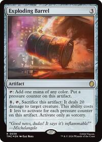 Exploding Barrel (Surge Foil) (39) [Teenage Mutant Ninja Turtles]