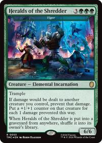 Heralds of the Shredder - Vigor (Surge Foil) (53) [Teenage Mutant Ninja Turtles]