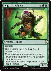 Aggro Amalgam - Voracious Hydra (Surge Foil) (54) [Teenage Mutant Ninja Turtles]