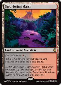 Smoldering Marsh (Surge Foil) (73) [Teenage Mutant Ninja Turtles]