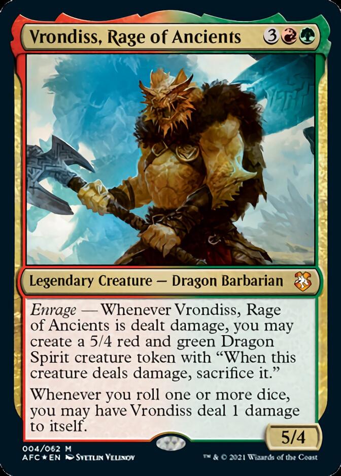 Vrondiss, Rage of Ancients (4) [Commander: Adventures in the Forgotten Realms]