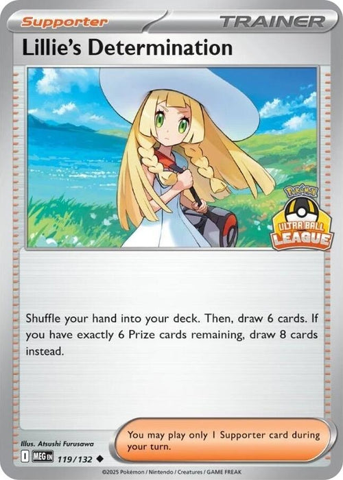 Image for Lillie's Determination (Ultra Ball League) (119/132) [League & Championship Cards] - Pokemon