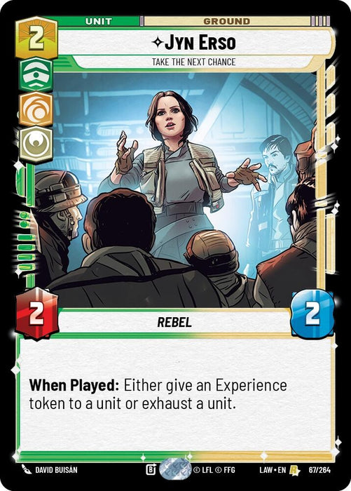 Image for Jyn Erso - Take the Next Chance (67/264) [A Lawless Time] - Star Wars: Unlimited