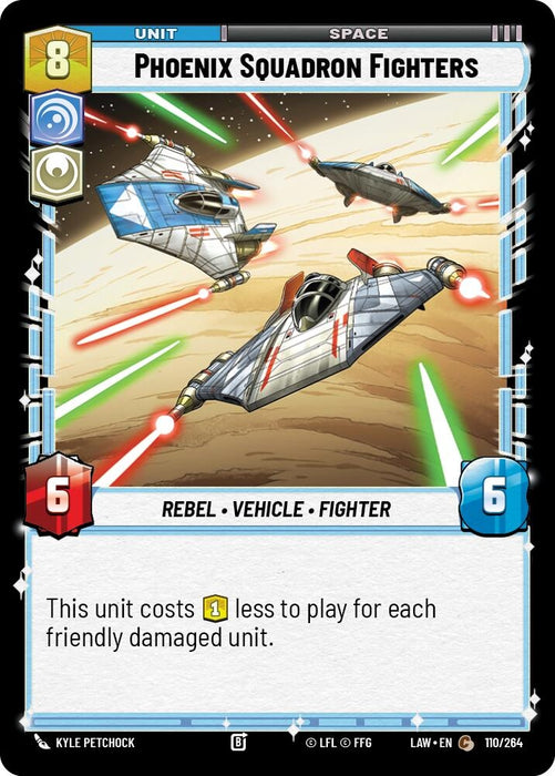 Image for Phoenix Squadron Fighters (110/264) [A Lawless Time] - Star Wars: Unlimited