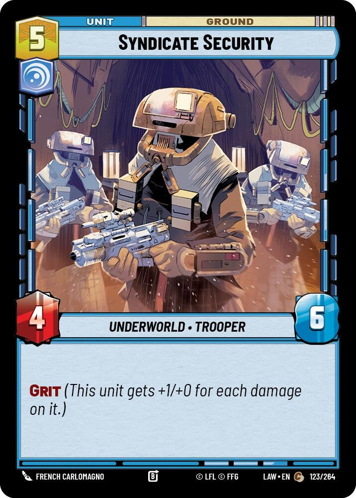 Image for Syndicate Security (123/264) [A Lawless Time] - Star Wars: Unlimited