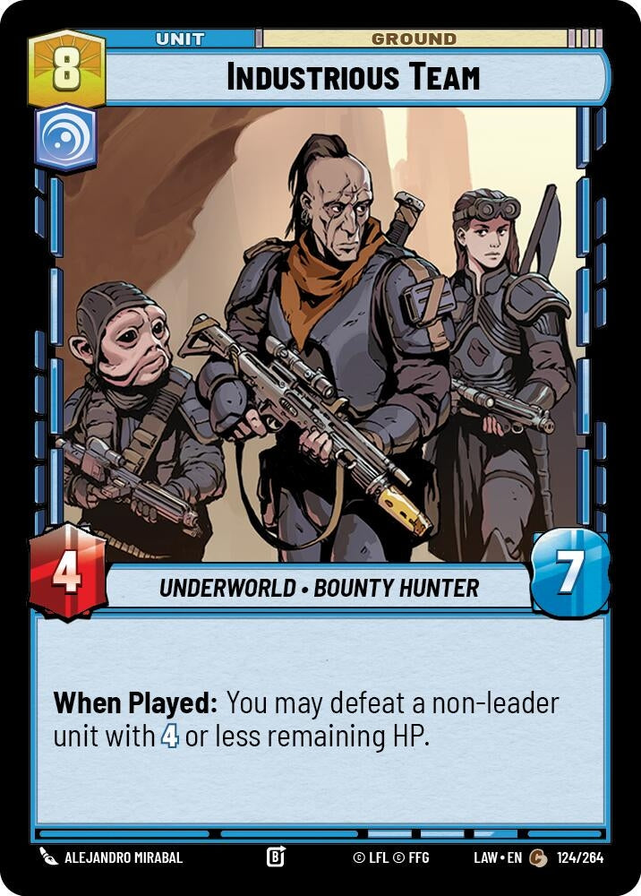Image for Industrious Team (124/264) [A Lawless Time] - Star Wars: Unlimited