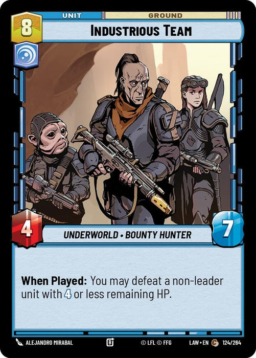 Image for Industrious Team (124/264) [A Lawless Time] - Star Wars: Unlimited