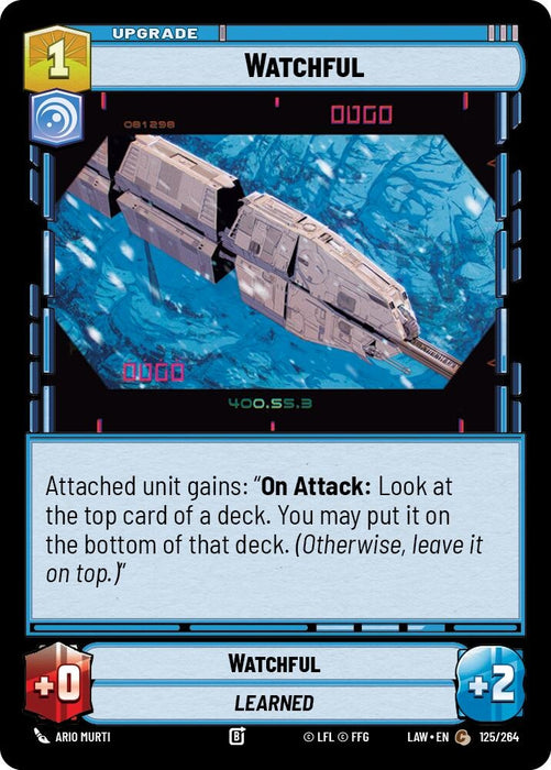 Image for Watchful (125/264) [A Lawless Time] - Star Wars: Unlimited