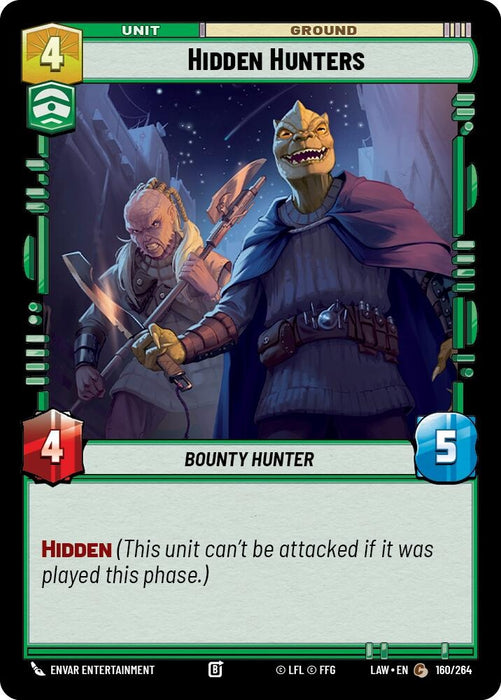 Image for Hidden Hunters (160/264) [A Lawless Time] - Star Wars: Unlimited