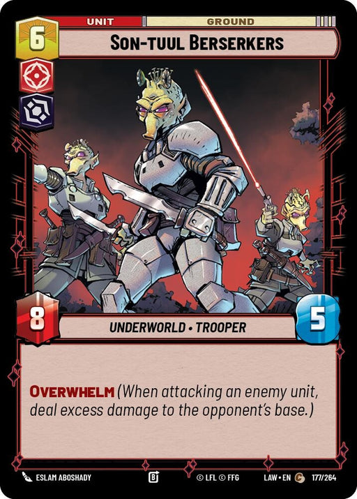 Image for Son-tuul Berserkers (177/264) [A Lawless Time] - Star Wars: Unlimited