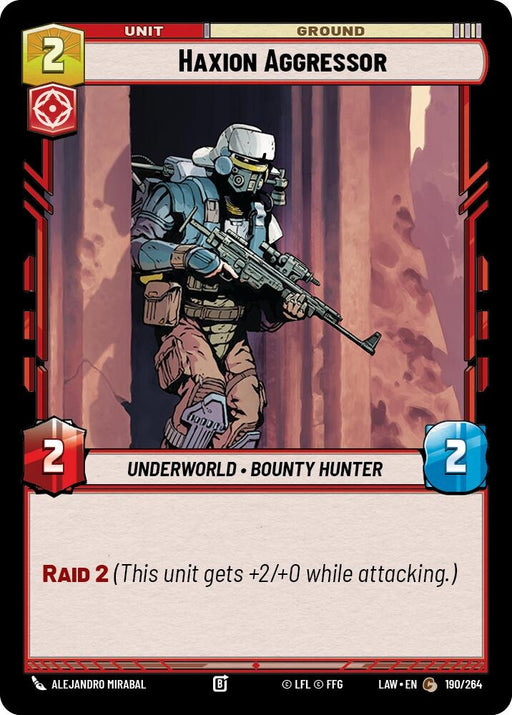 Image for Haxion Aggressor (190/264) [A Lawless Time] - Star Wars: Unlimited