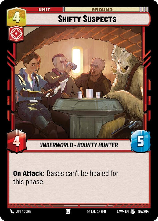 Image for Shifty Suspects (197/264) [A Lawless Time] - Star Wars: Unlimited