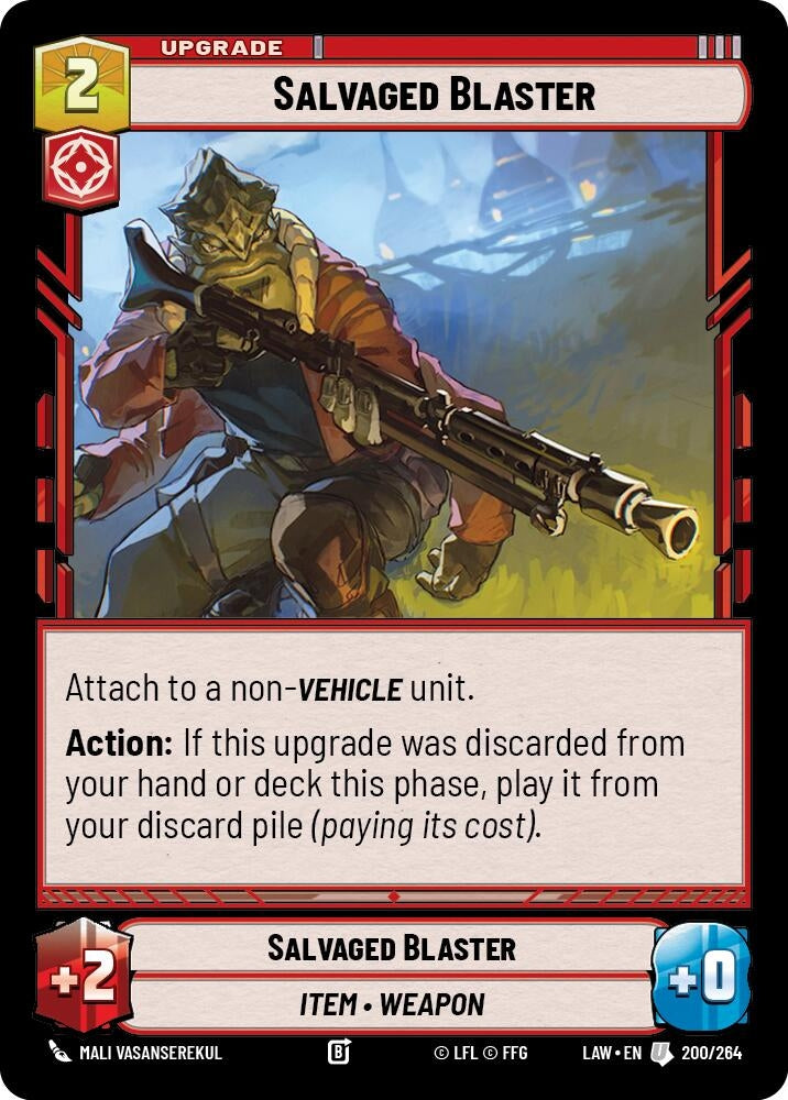 Image for Salvaged Blaster (200/264) [A Lawless Time] - Star Wars: Unlimited