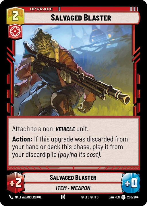 Image for Salvaged Blaster (200/264) [A Lawless Time] - Star Wars: Unlimited