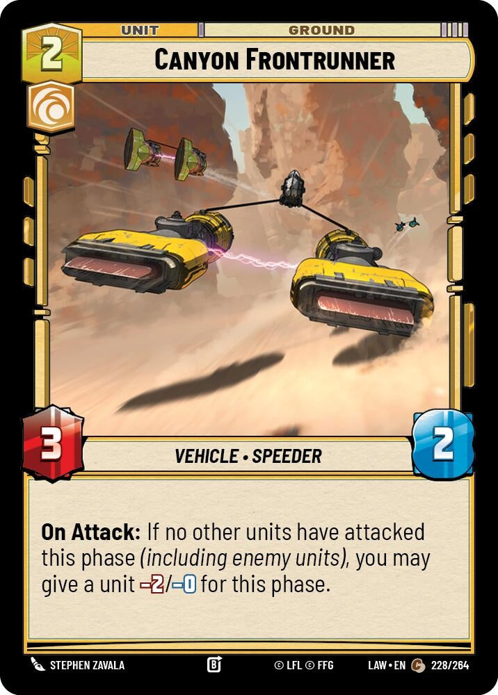 Image for Canyon Frontrunner (228/264) [A Lawless Time] - Star Wars: Unlimited