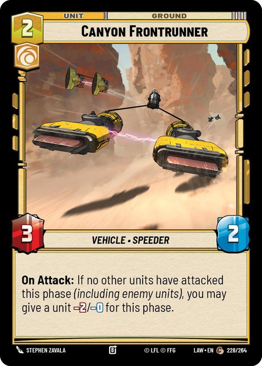Image for Canyon Frontrunner (228/264) [A Lawless Time] - Star Wars: Unlimited