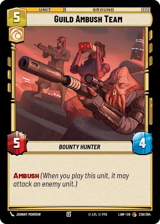 Image for Guild Ambush Team (239/264) [A Lawless Time] - Star Wars: Unlimited