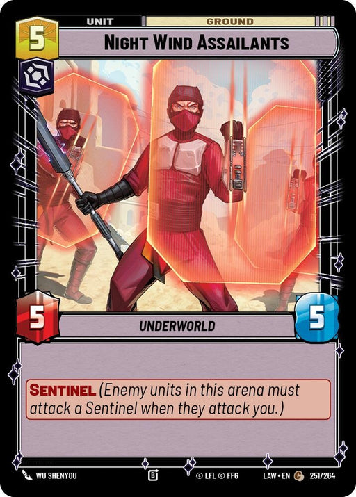 Image for Night Wind Assailants (251/264) [A Lawless Time] - Star Wars: Unlimited