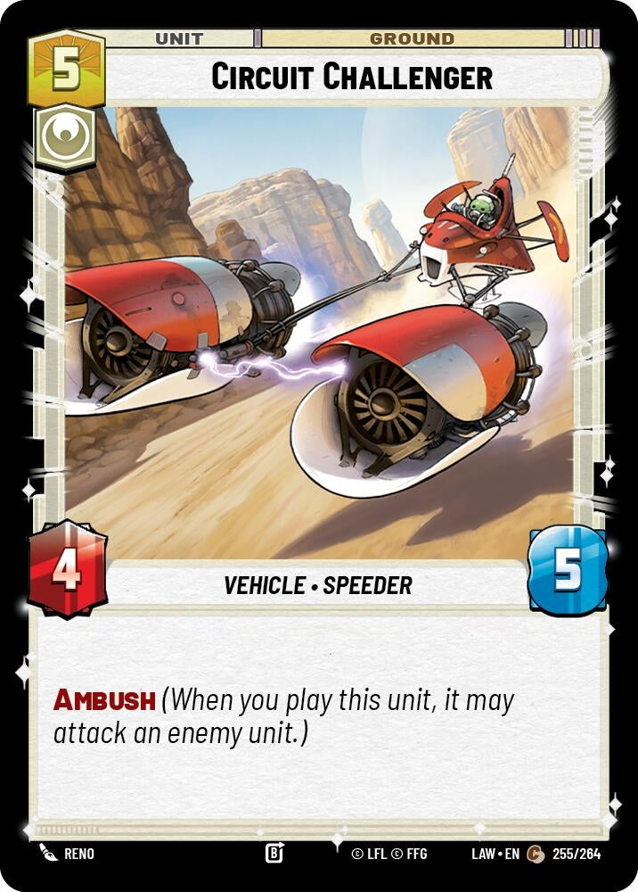 Image for Circuit Challenger (255/264) [A Lawless Time] - Star Wars: Unlimited