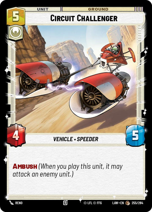 Image for Circuit Challenger (255/264) [A Lawless Time] - Star Wars: Unlimited