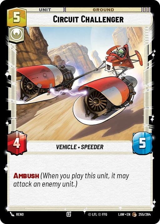 Image for Circuit Challenger (255/264) [A Lawless Time] - Star Wars: Unlimited