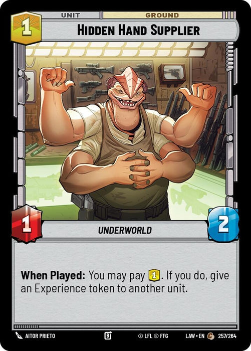 Image for Hidden Hand Supplier (257/264) [A Lawless Time] - Star Wars: Unlimited