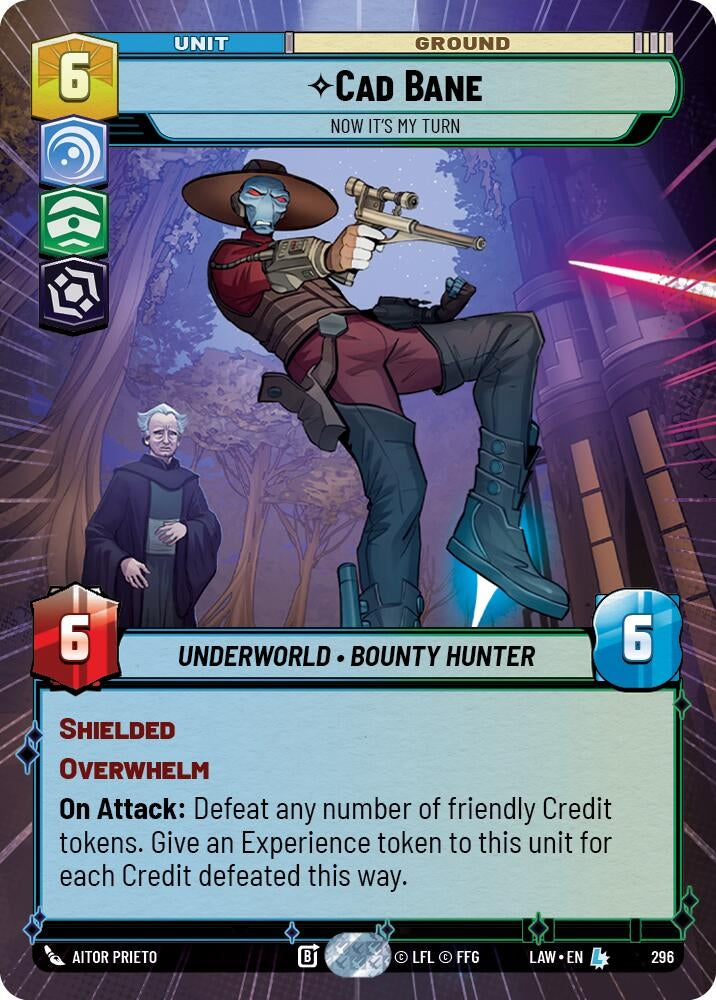 Image for Cade Bane - Now It's My Turn (Hyperspace) [A Lawless Time] - Star Wars: Unlimited
