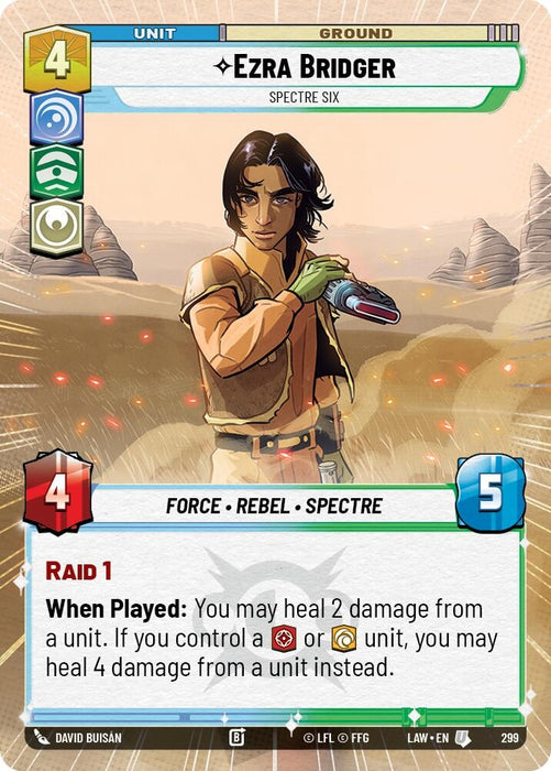 Image for Ezra Bridger - Spectre Six (Hyperspace) [A Lawless Time] - Star Wars: Unlimited