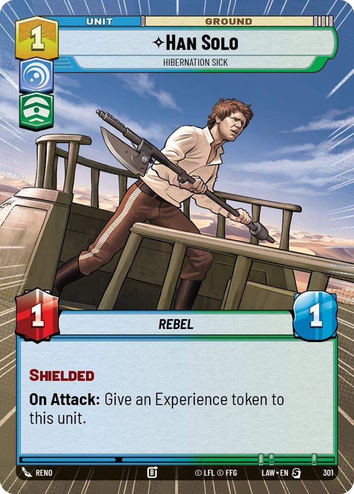 Image for Han Solo - Hibernation Sick (Hyperspace) [A Lawless Time] - Star Wars: Unlimited