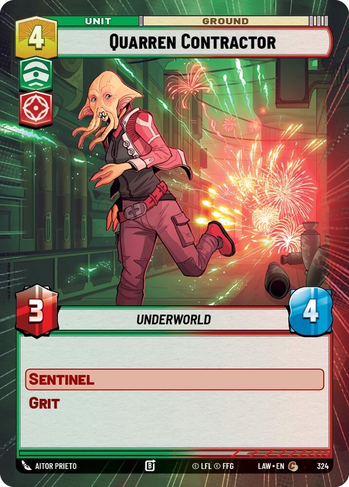 Image for Quarren Contractor (Hyperspace) [A Lawless Time] - Star Wars: Unlimited