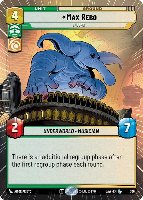 Image for Max Rebo - Encore! (Hyperspace) [A Lawless Time] - Star Wars: Unlimited