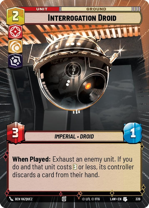 Image for Interrogation Droid (Hyperspace) [A Lawless Time] - Star Wars: Unlimited