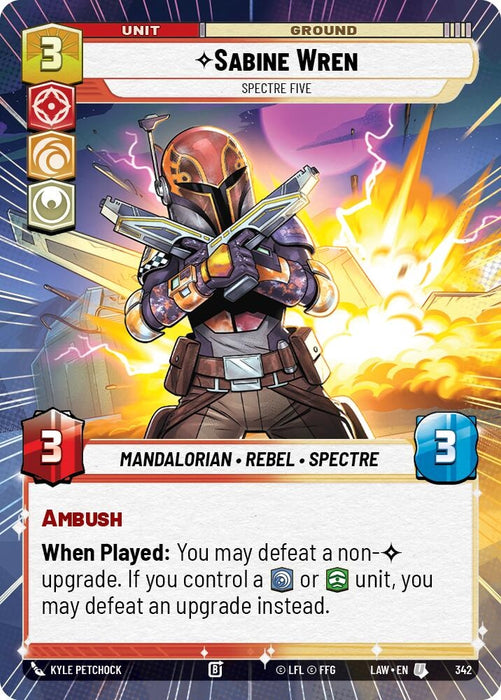 Image for Sabine Wren - Spectre Five (Hyperspace) [A Lawless Time] - Star Wars: Unlimited