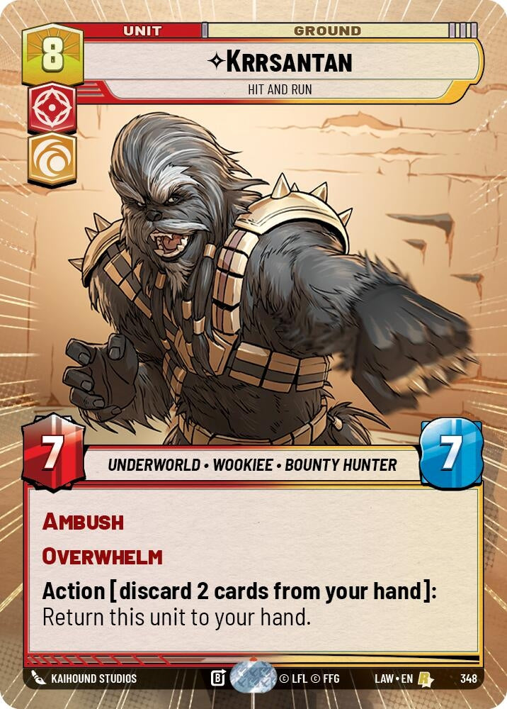 Image for Krrsantan - Hit and Run (Hyperspace) [A Lawless Time] - Star Wars: Unlimited