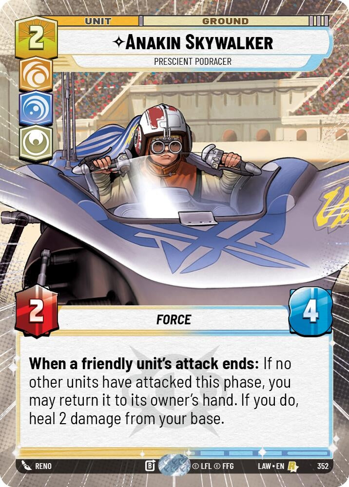 Image for Anakin Skywalker - Prescient Podracer (Hyperspace) [A Lawless Time] - Star Wars: Unlimited